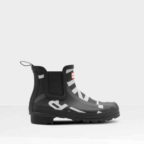 Hunter Original Exploded Logo Chelsea Boots (X632U) Ireland